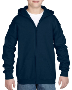 Gildan 18600B Heavy Blend Youth Full Zip Hooded Sweatshirt