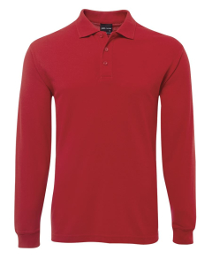 210XL JB's L/S POLO-Red-S