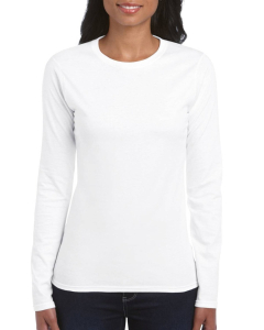 Gildan 64400L Softstyle Ladies' Long Sleeve T-Shirt