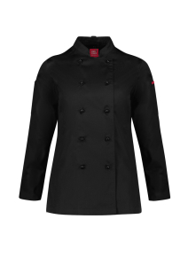 BizCollection Zest Womens Chef Jacket CH232LS -Black