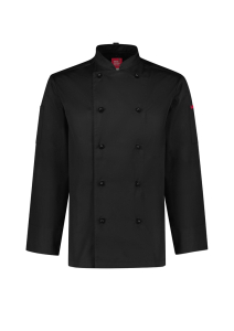 BizCollection Al Dente Mens Chef Jacket CH230ML-Black