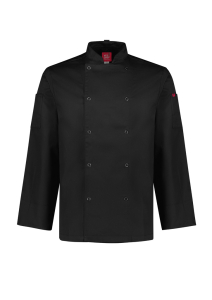 BizCollection Zest Mens L/S Chef Jacket  CH232ML-Black