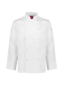 BizCollection Zest Mens L/S Chef Jacket  CH232ML-White