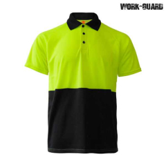 Work-Guard R466X - Workguard Basic Polo-Safety yellow/Black