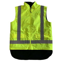 Result R461X - Reversible Fleece Lined Hi Visibility Safety Vest
