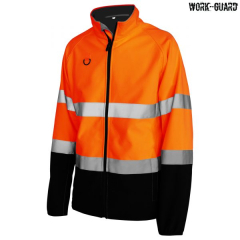 Work-Guard R450X – Workguard Hi Visibility Printable Softshell Jacket-Safety Orange