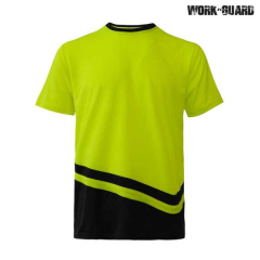 Work-Guard R464X - Peak Performance T-Shirt-Safety yellow/Black