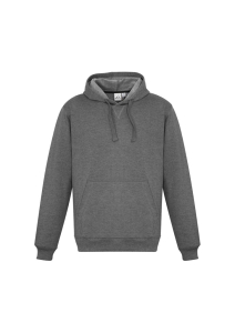 SW760M BIZCOLLECTION CREW MENS PULLOVER HOODIE-Grey Marle-XS
