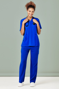 Womens Easy Fit V-Neck Scrub Top CST941LS