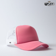 UFlex HU15502- Foam Trucker Cap-Pink