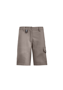 WOMENS RUGGED COOLING VENTED SHORT   ZS704-Khaki-04